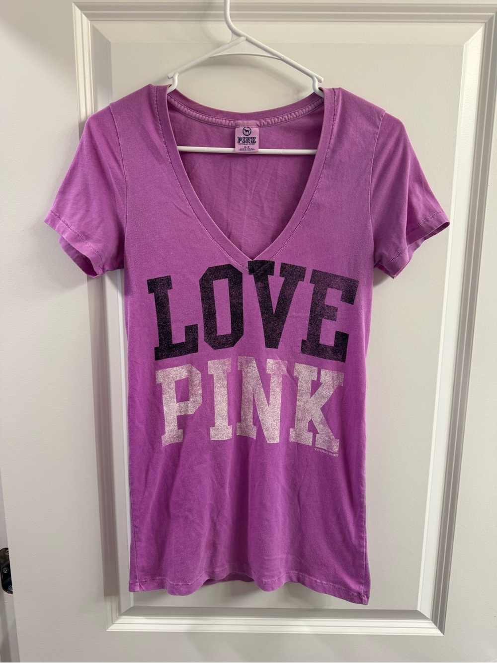PINK Victoria's Secret Pink V-Neck Tee